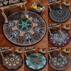 Retro Persian Style Round Area Rug Bohemian Floor Mat Living Room Bedroom Office Chair Sofa Coffee Table