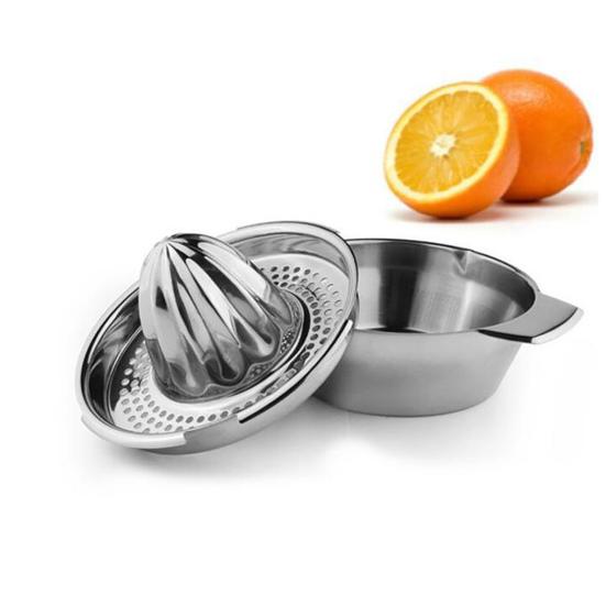 Yousheng 1 Set Manual Juicer Eco-friendly Rust-proof Stainless Steel Manual Fruit Juicer Machine for Home