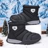 Winter Children's Fashionable Warm Cotton Shoes Outdoor Casual High Top Snow Boots Cotton Boots 26-37