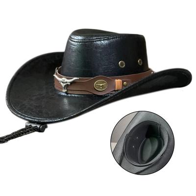Viaggi all'aperto Campeggio Escursionismo Casa Cappello da Cowboy Western Multiuso Decorazione per Feste Regalo Forniture Accessorio