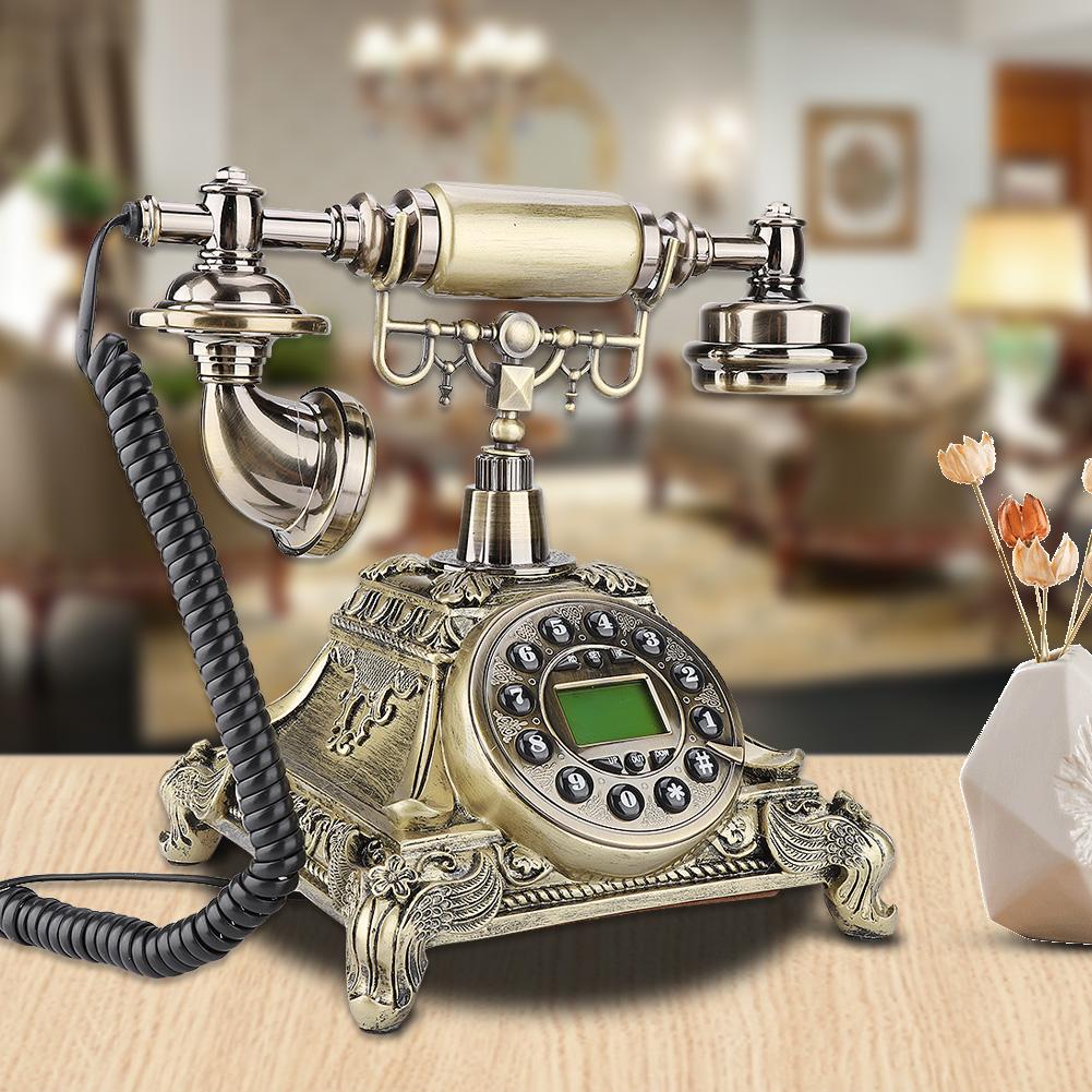 MS-5501A Vintage Retro Evropský styl imitace starožitného telefonu pro domácí kancelář