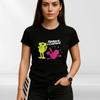 Retro Cartoon Dog & Custard Graphic T-Shirt Vintage TV Style Unisex Tee