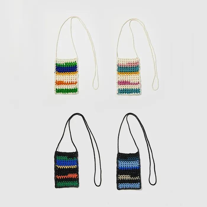 Mini Color Block Net Bag