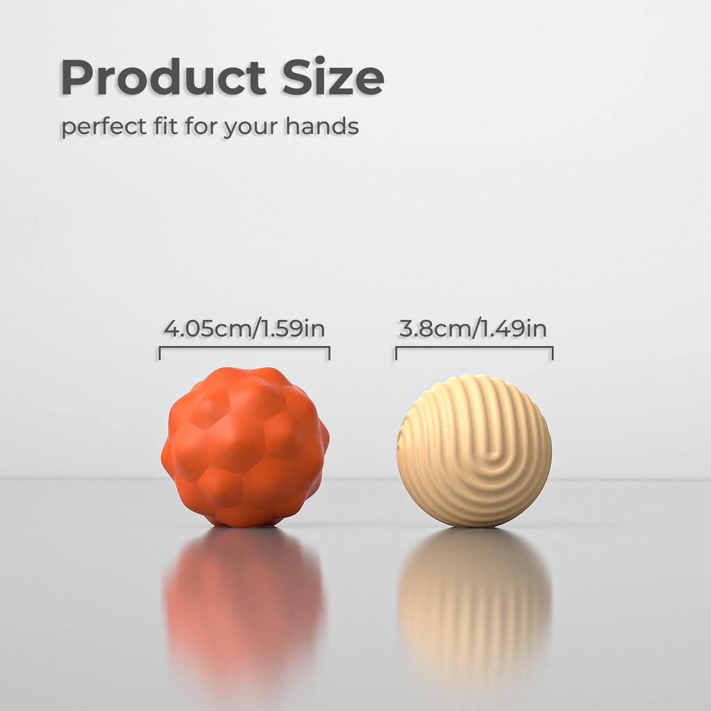 2PCS Large Silicone Magnet Balls Fidget Toy Stress Anxiety for Adults Teens Autism Toy Gift Set Hand Roller Sensory Magnet Balls