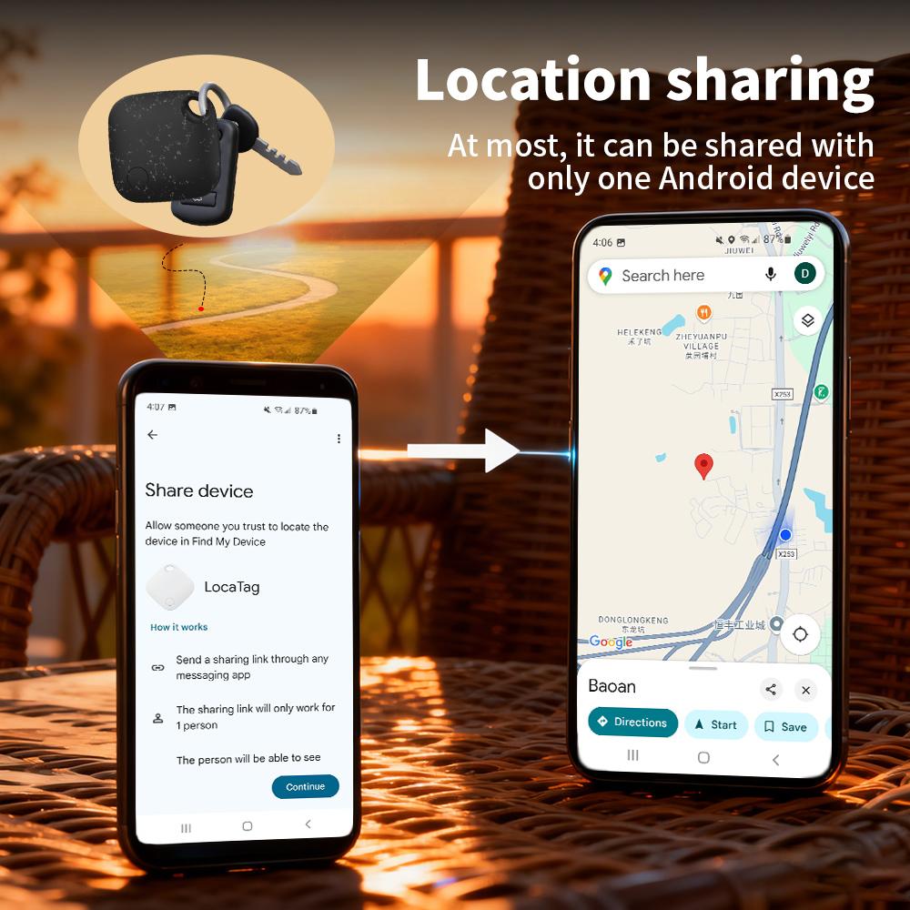 1/4-Stück Umweltfreundlicher Standort-Tracker Schlüssel-Finder für Android Google Find Hub Positionierung Weit Entfernt Smart Tag für Pixel Tecno GMS