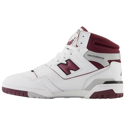 650R White Burgundy Unisex Sneakers Raincloud BB650RCH
