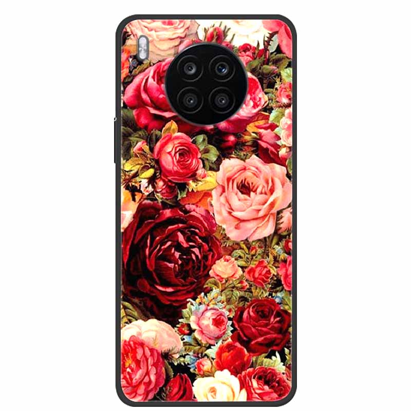 For Huawei Nova 8i Case Shockproof Soft silicone TPU Back Cover For Huawei Nova 8i Phone Cases Nova8i Nova 8 i 2021 Cute Cartoon