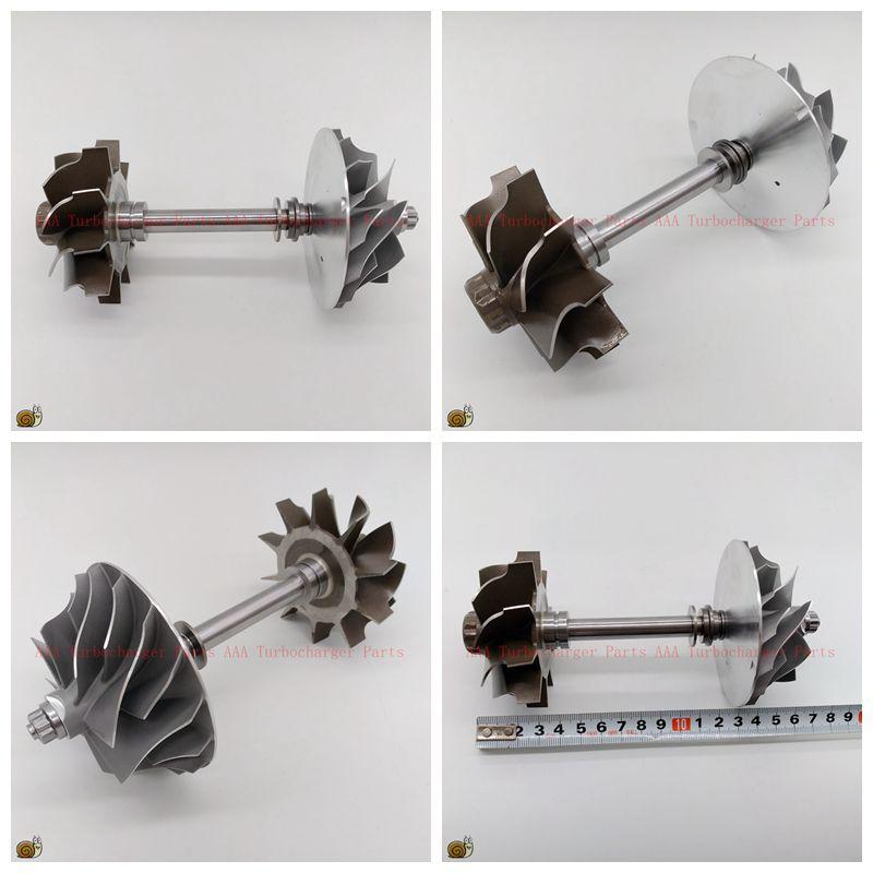 HX40W Turbo Turbine Wheel 64x76mm,10blades,Compressor Wheel 60x83mm 8/8 Supplier AAA Turbocharger Parts