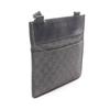 Used GUCCI GG denim Shoulder Bag 27639 denim leather Black Used Women