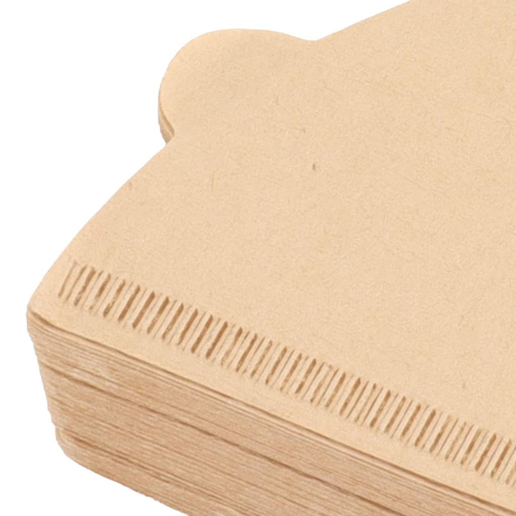 Einweg-Kaffeefilterpapier, Reduziert Feinstaub, Packung mit 100 Stück, für Gewerbe und Heimgebrauch, 1-2 Tassen