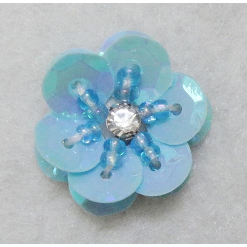 Hand-Sewn Sequin Flower Patches for Clothing, Hats, Bags, and Hair Accessories