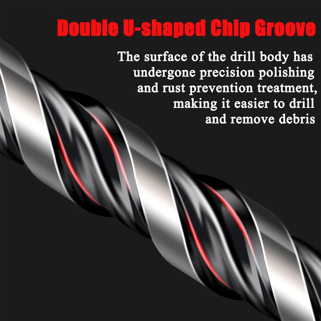 5pcs Professional Carbide Drill Bit Set for Masonry, Concrete, Glass, Tile, Brick - Durable Metal Drill Bits for Home Decor, DIY Projects