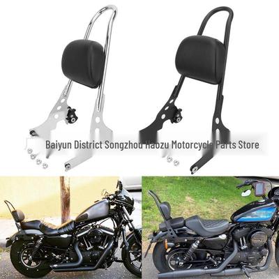 Detachable Rear Backrest & Luggage Rack for Harley XL883/1200/48/72 Motorcycle