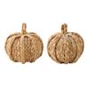 Woven Pumpkin Decor, Harvest Decor, Straw Material Dinner Table Decor for Indoor