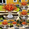 Künstliche Blumen zur Dekoration, Künstlicher Prunkwinde Blumenstrauß, Realistisches Plastik Blumenarrangement Sträuße Innendekoration Home Office Dekor,