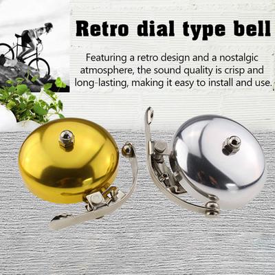Bicycle Retro Bell Leisure Καντράν ποδηλάτου Bell Αλουμίνιο Ασημί Χρυσό Καφέ Καφέ Κουδούνι ποδηλάτου Κουδούνι ποδηλάτου