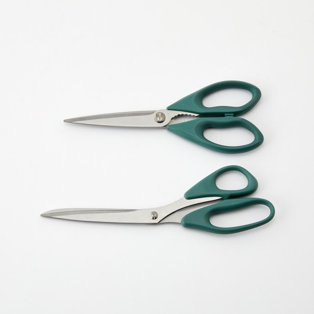 WOW Double-Handed Scissors + Regular Scissors 2P Set_ GREEN_ CK1224003