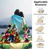 1pc, Disney Friends Collection, Seasonal Universal Blanket for Home Decoration, Soft Flannel Throw Blanket, Versatile & Cozy for Bedroom, Living Room,