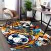 Office Carpet Soccer Ball Patterned Sofa Rug, Chair Mat Protection