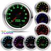 A 7Colors Auto Car Tachometer Tacho Gauge 0~10000 RPM Meter 2"; 52mm Universal Car Motor White Led Meter Pointer RPM 12V