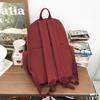 Lightweight Travel Backpack Women Large Capacity Backpack Solid Color Student Schoolbag