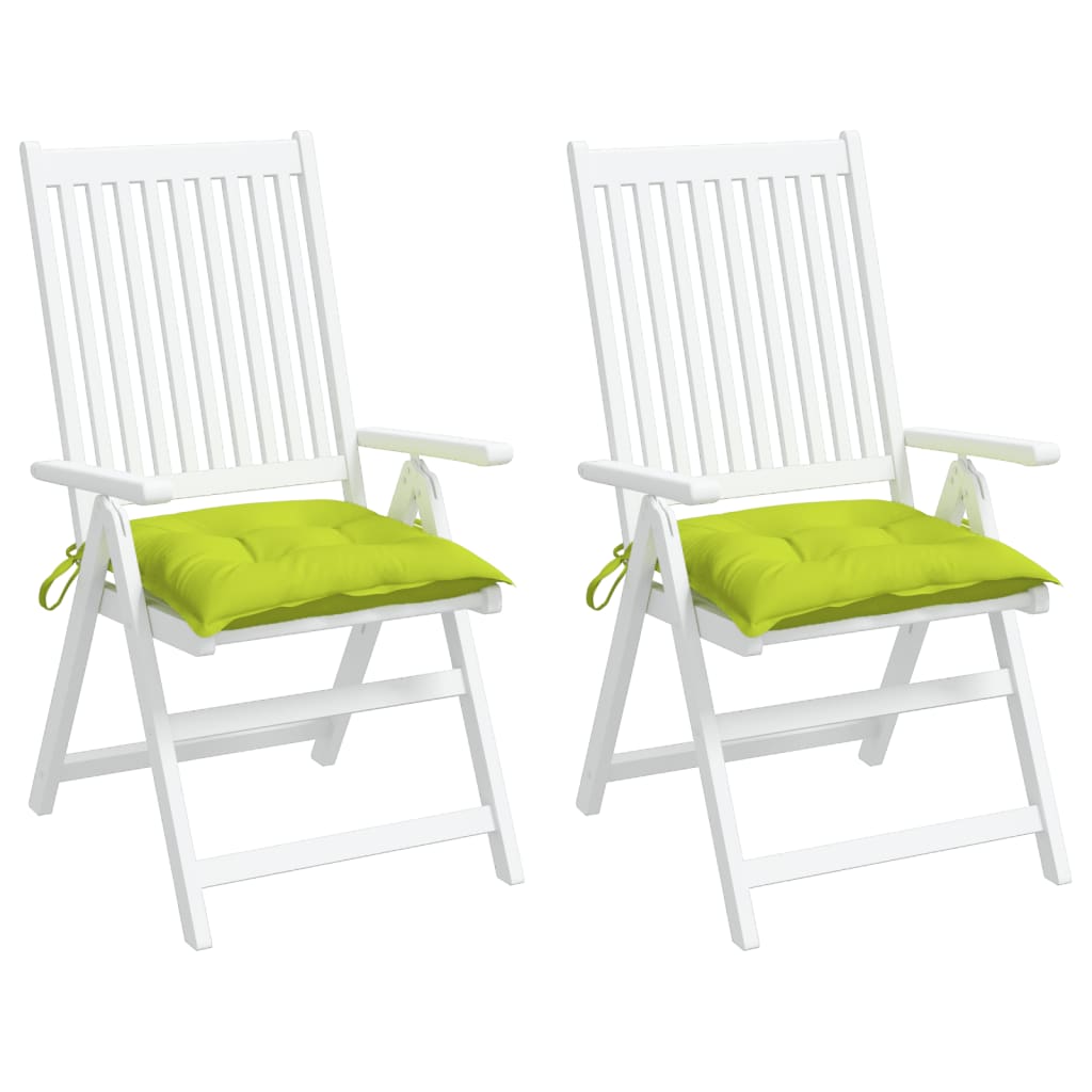 2 Pack Pallet Cushions Light Green 50 X 50 X 7 Cm Oxford Fabric