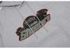 Trapstar Rotes & Schwarzes Tigerkopf Hoodie und Hosen Set