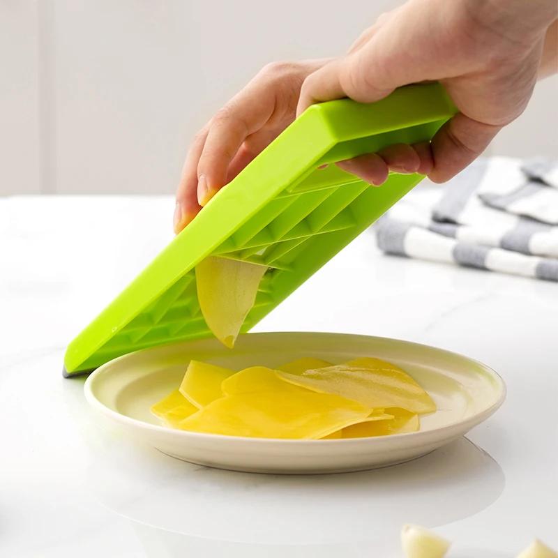1/2Pcs Household Vegetable Cutting Potato Slicer Multifunctional Fruit Slicer Grater with Handle Kitchen Gadgets