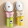 Wall Mounted Toothbrush Cup Magnetic Upside Down Toothbrush Holder  for Bathroom Accessory