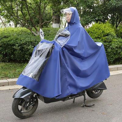 Electric Scooter Full-Body Rain Suit with Mirror Covers
