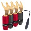 audioquest SureGrip 300 Spade Set of 4 Gold Multi-Size
