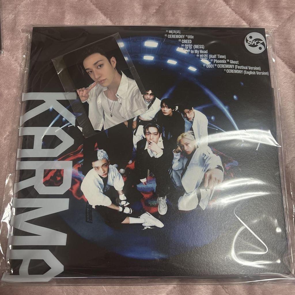[USED] straykids KARMA Limited Edition DMM Bangchan Trading Card Included
