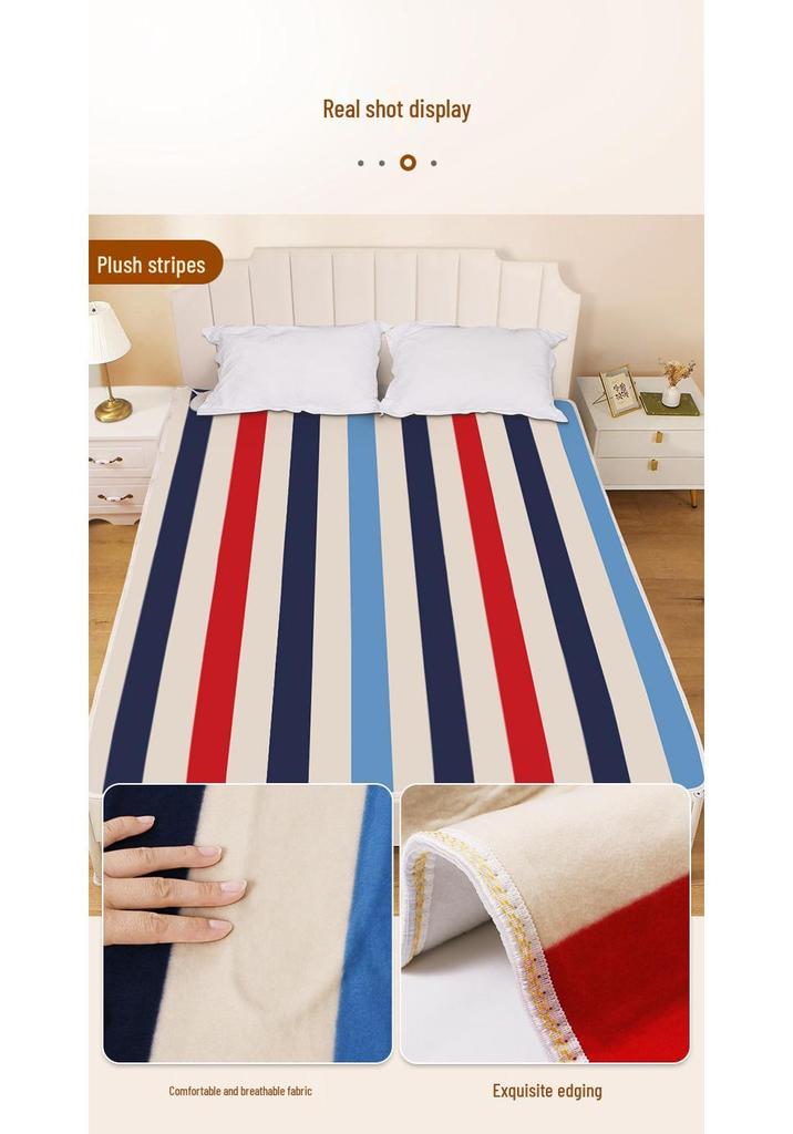 Adjustable Temperature Electric Blanket - Single/Double, Oversized, Dual Control for Dorms