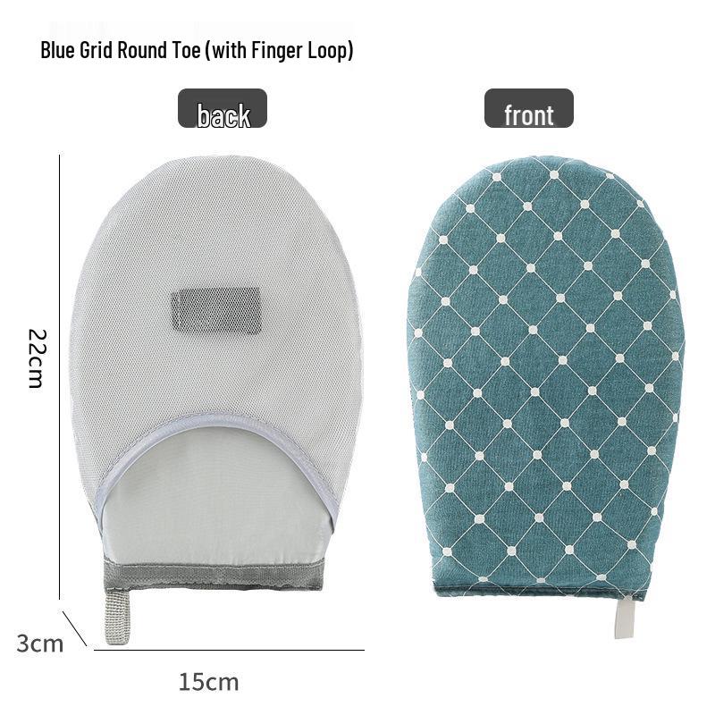 Compact Household Ironing Board with Insulation Pad & Anti-Scald Gloves for Safe Ironing