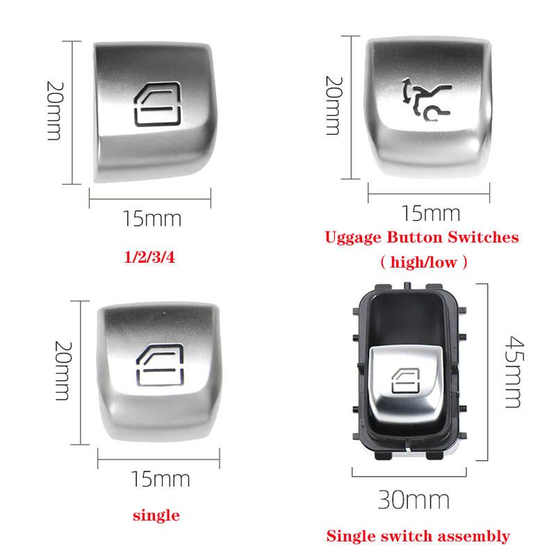 Car Window Switch Repair Button Cover Vehicle Door Glass Control Switch For Mercedes Benz C Class GLK W205 W253 2059056811