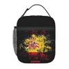 Spanien Aquarell Spanische Flagge Spanisches Outfit Isolierte Lunchtasche für Damen Kinder Auslaufsichere Lebensmittelboxen Thermische Lunchbox Tragetasche