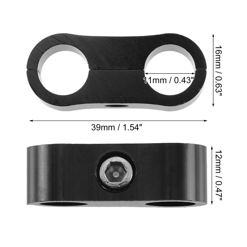 X AUTOHAUX AN4 Car Hose Separator Clamp Fuel Line Connector