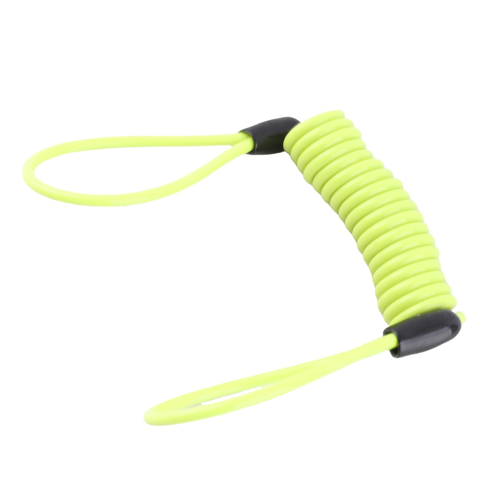 

3.5 MM Motorcycle Bike Atv Scooter Disc Lock Security Reminder Cable Tool Lemon Yellow