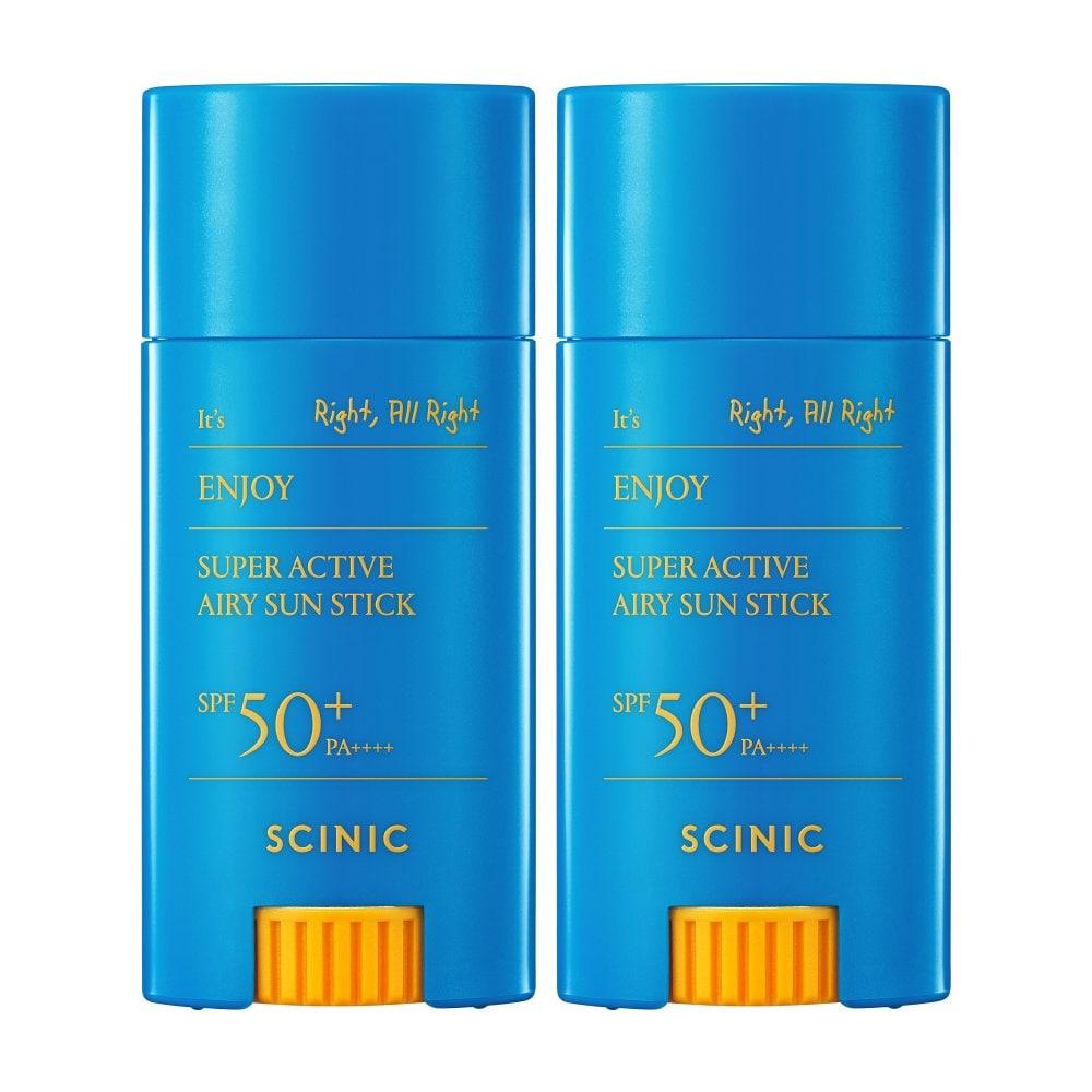 

Scinic Enjoy Super Active Airy Sun Stick большой емкости 25 г 2 шт.