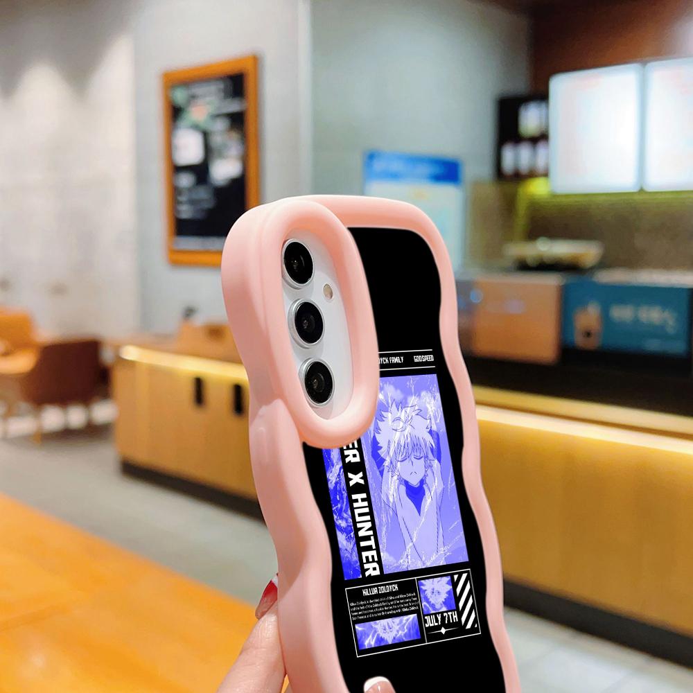 Ae82 Hunter X Hunter Anime Art Huse de protecție pentru telefon pentru Samsung S24 Plus S23 Ultra A14 A55 A06 Honor X9b Motorola OnePlus Big Wave TPU Husă din spate