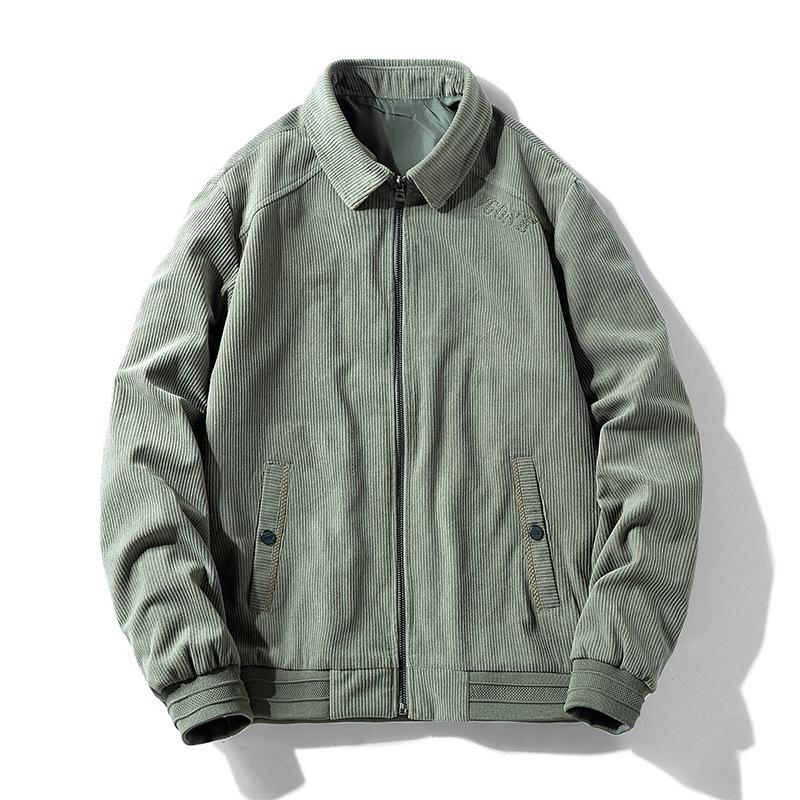 Spring and Autumn New Men's Korean Version Trendy Lapel Jacket Couple Stylish Loose Versatile Men's Jacket