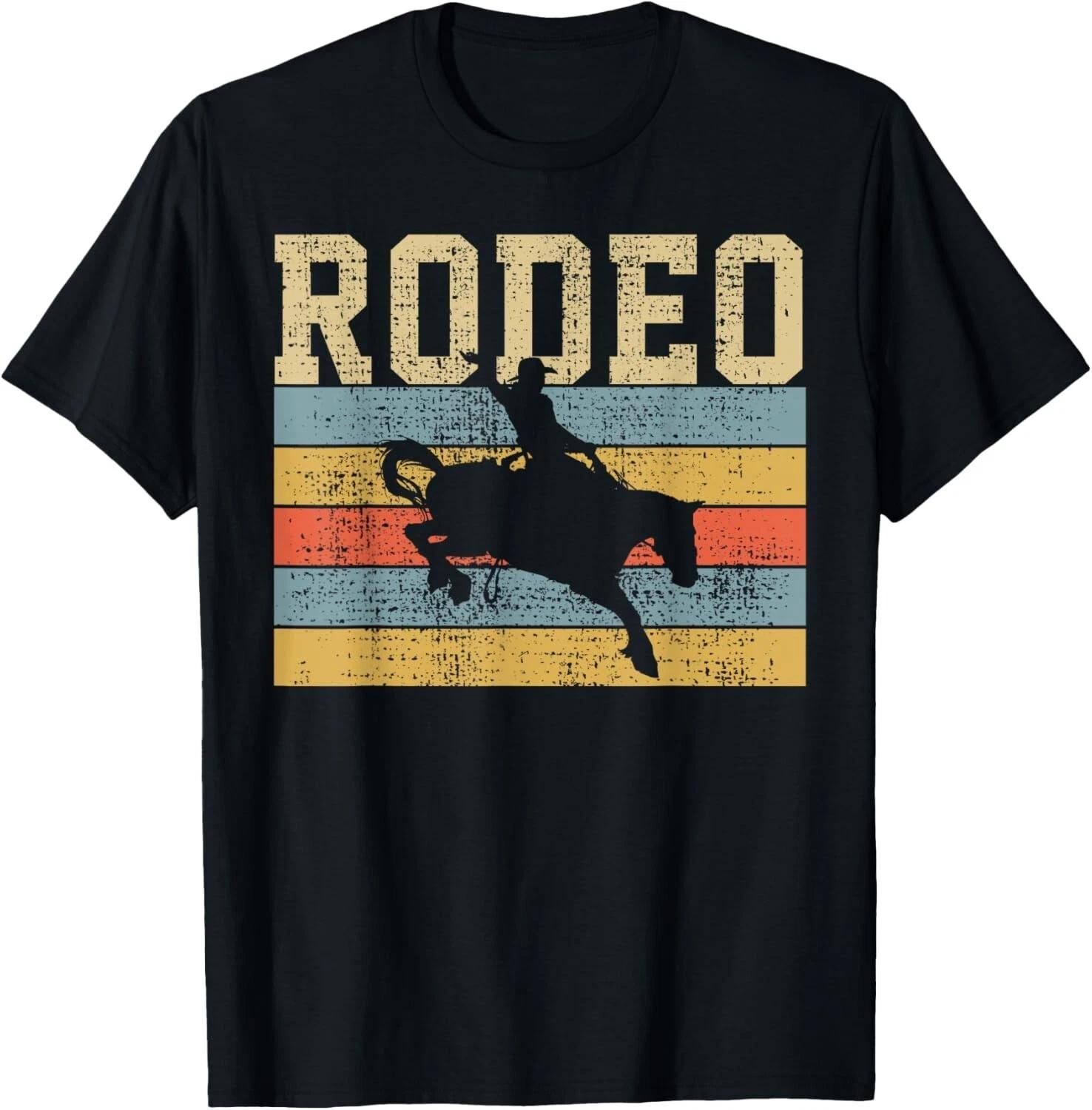 Horse Riding Retro Vintage Western Country Gift Unisex T-Shirt L