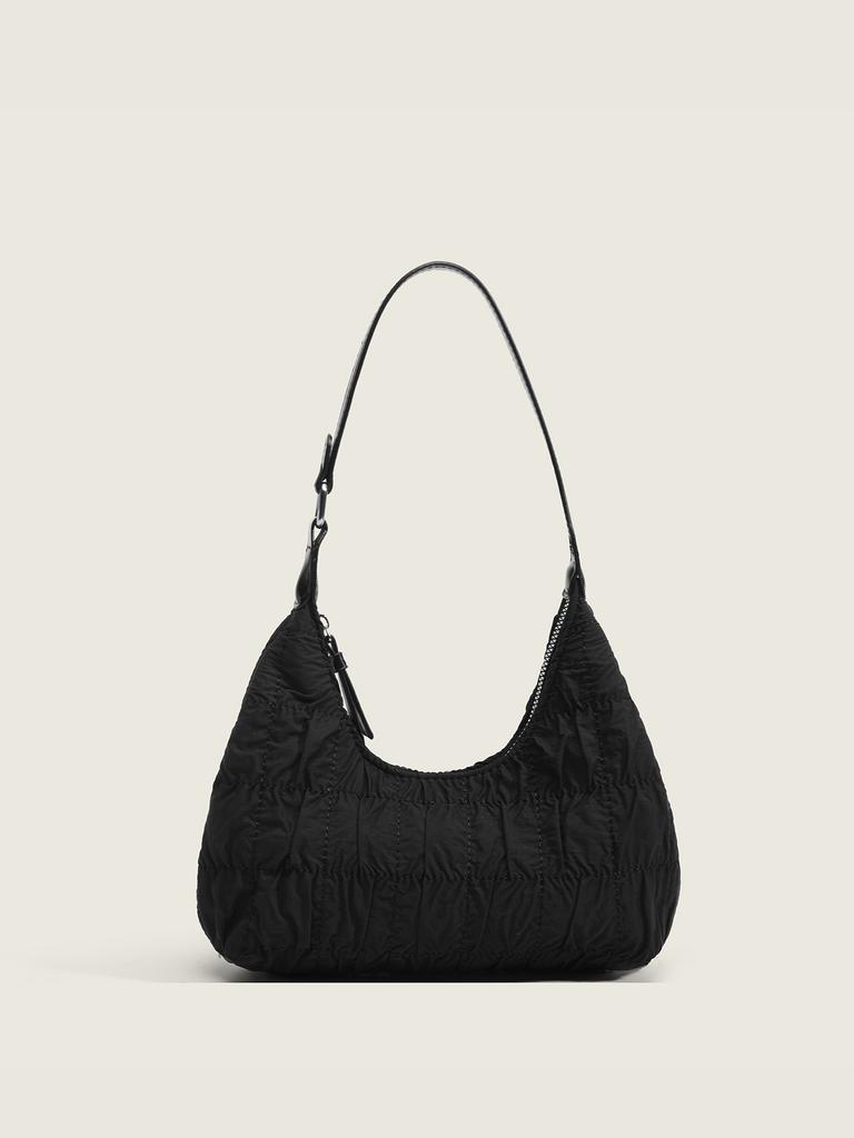 2025 Summer French New Fashion Single Shoulder Dumplings Underarm Bag Puff Bag Girl Cloud Fold Bag