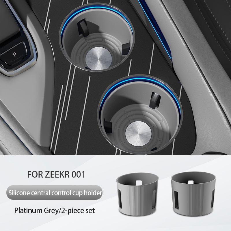 Cup holder For ZEEKR 001 2025 2025 2025 Central control silicone glue cup cover Stable water cup Car accessories