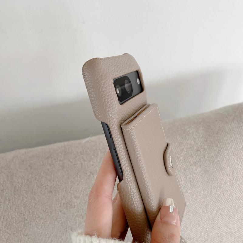 Crossbody Flip Wallet with Card Holder Phone Case for Google Pixel 9 Pro XL 8 7 6 9A 8A 7A 6A PU Leather Shockproof Cover