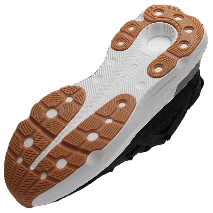 Under Armour HOVR Infinite MVMNT Black White Unisex Sneakers Metallic-Silver 3028667-001