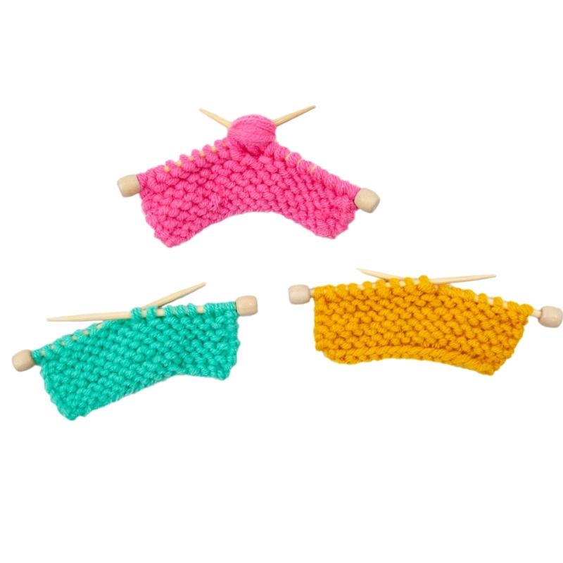 8/20 ks Malé bambusové opravné jehly Sada háčků na háčkování Pletací jehlice na svetr Háčkovací jehla na řemeslný projekt