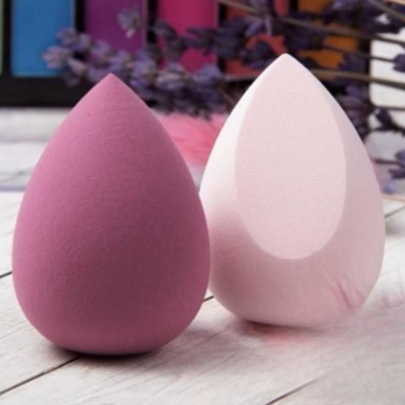 

Набор спонжей для макияжа Подходит для нанесения жидкого BB-крема, пудры Яйцо для макияжа Сухое и влажное использование Пуховка 2PCS