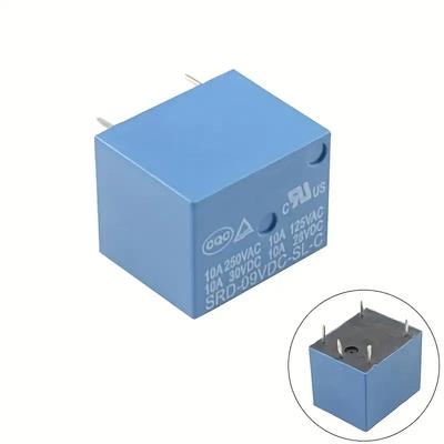 Röle SRD-09VDC-SL-C T73 9V 5 Pin PCB Tipi Güç Rölesi Elektronik Kendin Yap Kiti srd09vdcslc