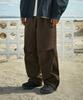 MINIMALPROJECT Sideline Wide Woven Track Pants Mtp124 [Brown]
